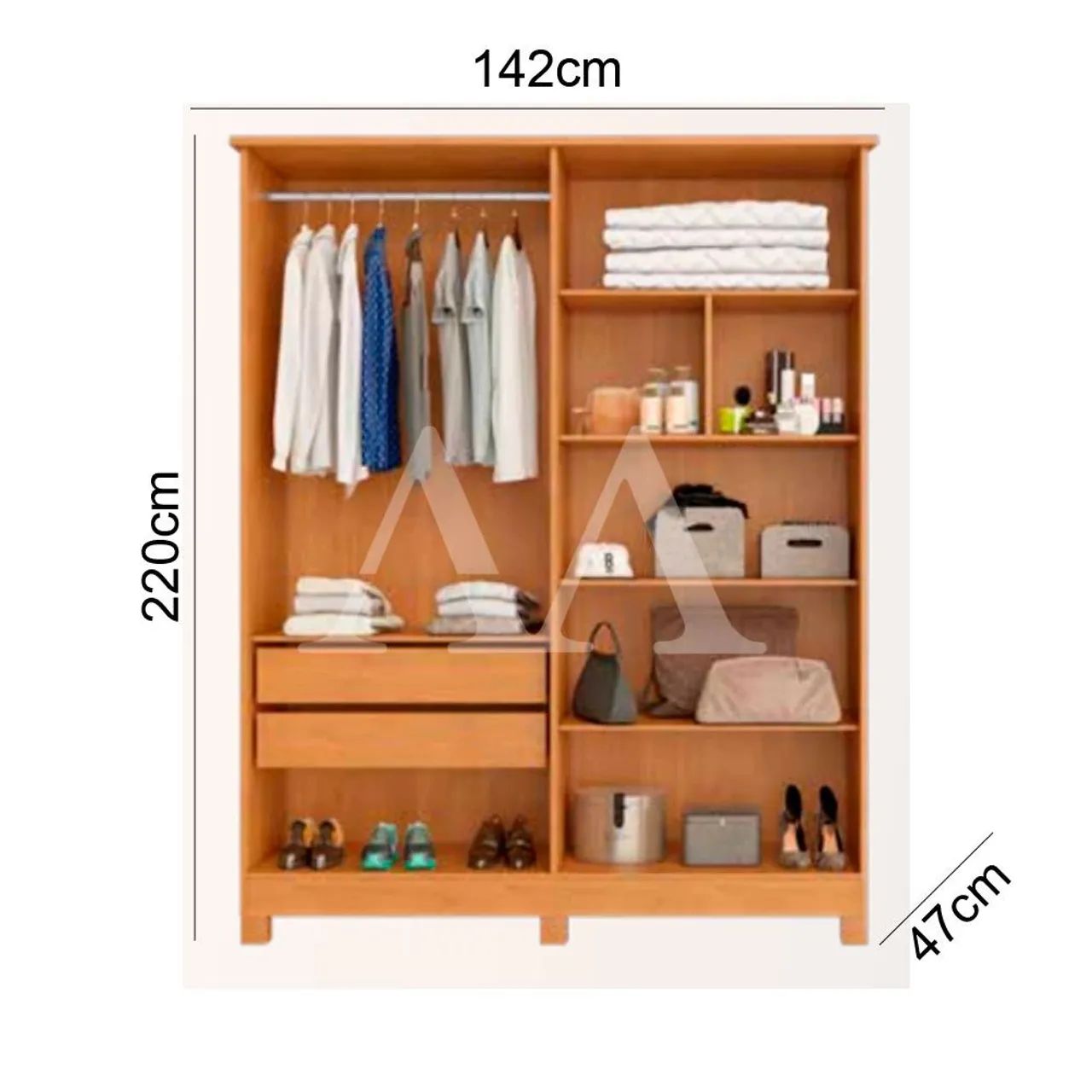 GUARDA-ROUPA 100% MDF LINDO  - Foto 3