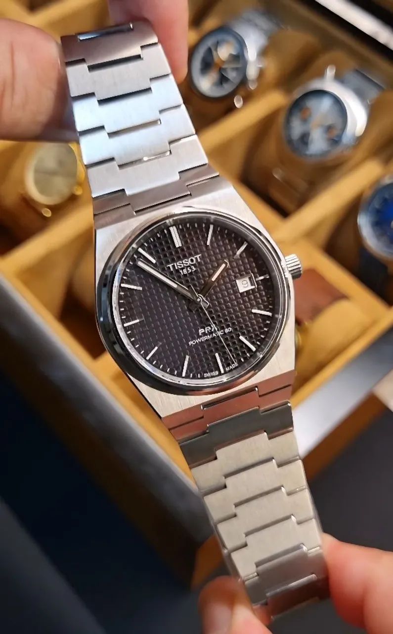 Relógio Tissot PRX Automático (Powermatic 80) 40mm - Preto