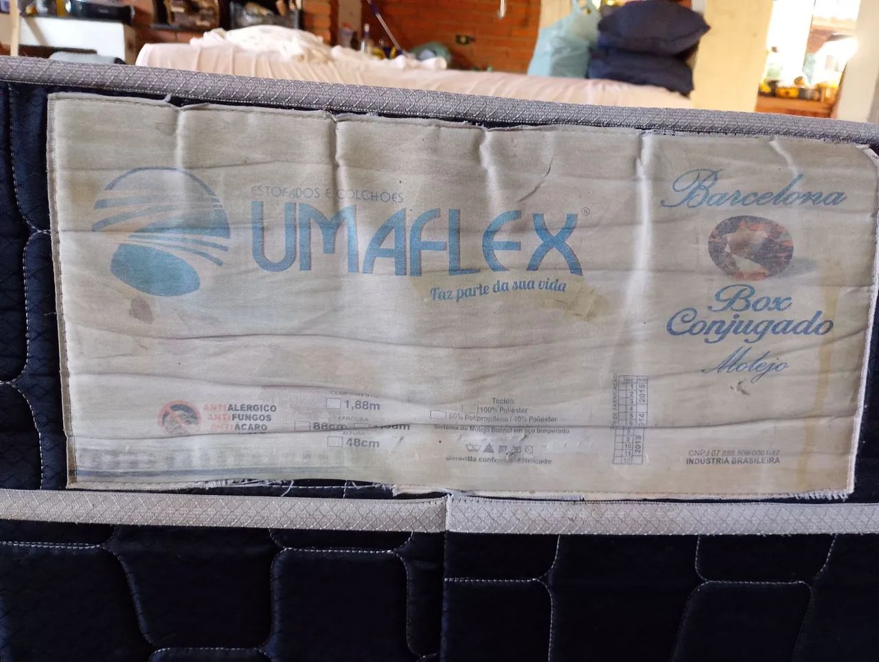 Cama Casal + Colchão de Molas 19cm #ENTREGAMOS - Foto 3