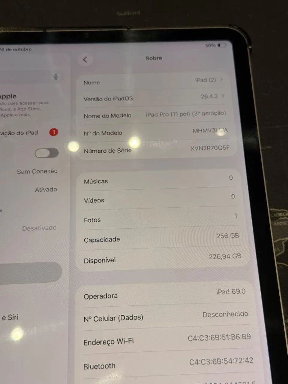 ipad pro 3 geracao m1 256gb wifi  - Foto 2