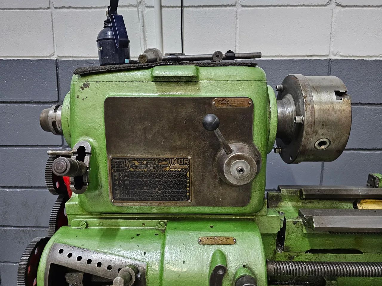 TORNO MECÂNICO IMOR NPTN pronto pra trabalhar  - Foto 5