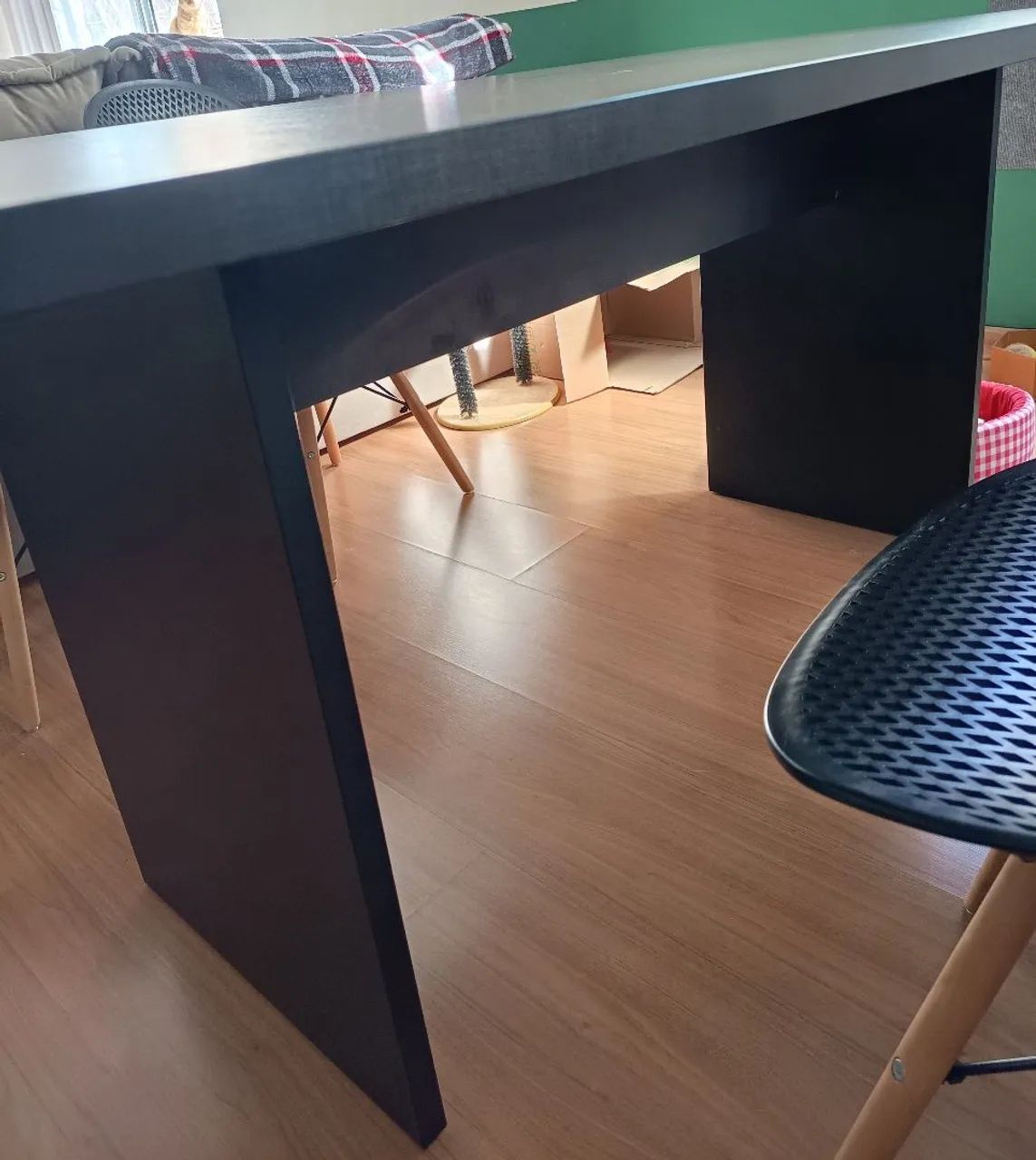 Mesa de jantar preta 4 lugares  - Foto 3