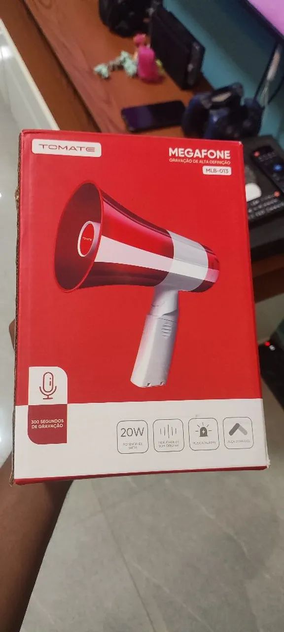 megafone recarregável 20w sd, USB, bluetooth e gravação - Foto 3