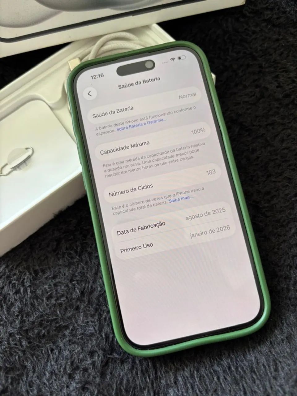 iPhone 15 128GB Impecável | Bateria 100% | Apenas 7 Meses de Uso + Caixa e Cabo - Foto 4