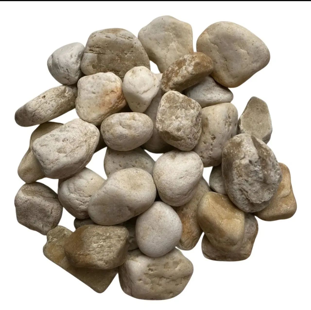 ROCHAS LISAS SEIXOS DE RIO COR CLARA PARA AQUÁRIOS OU PAISAGISMO EM TERRÁRIOS OU JARDINS 