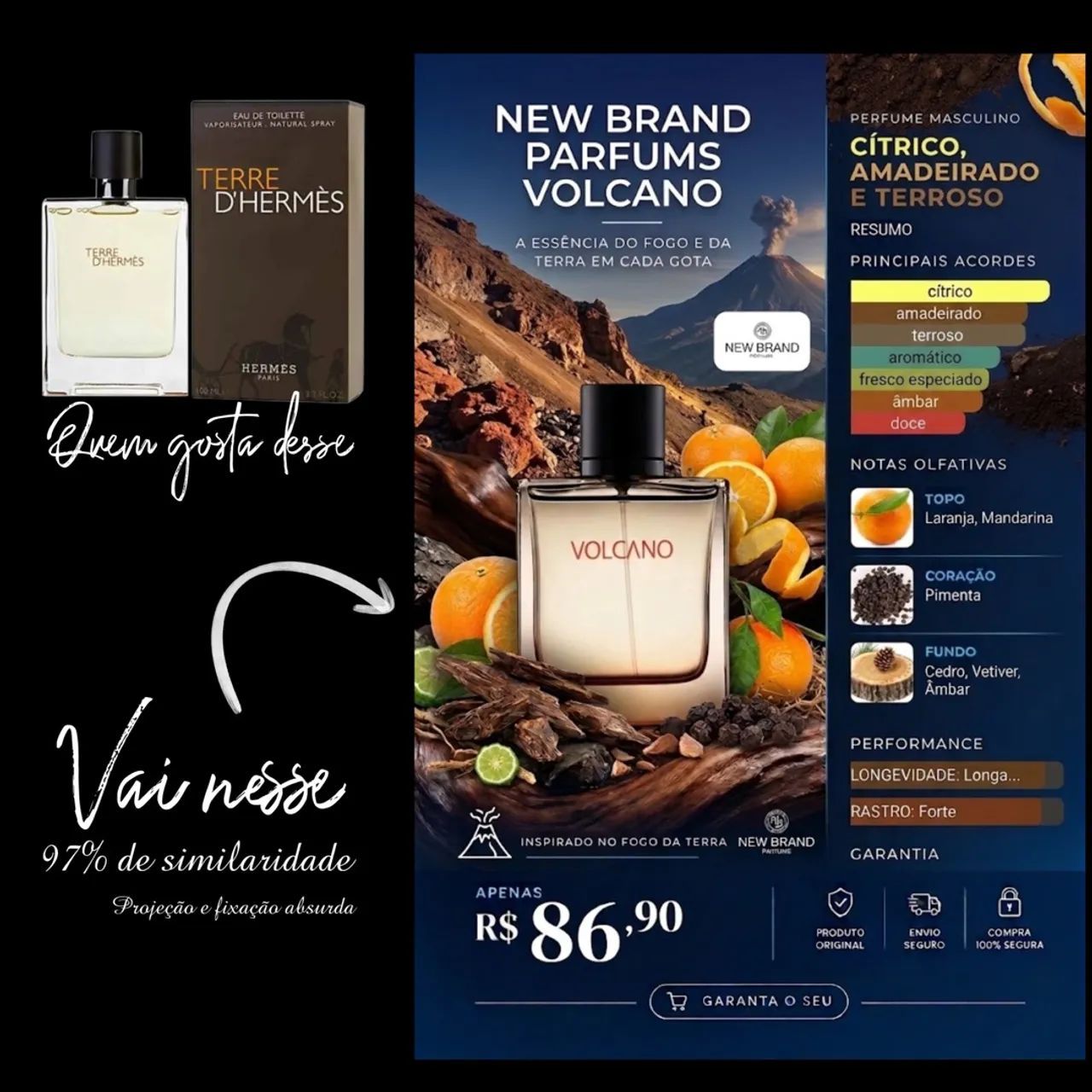 Perfume Volcano New Brand  - Foto 2