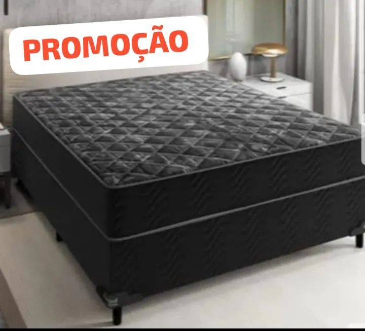 Cama box casal bem macia e confortável entrega grátis 