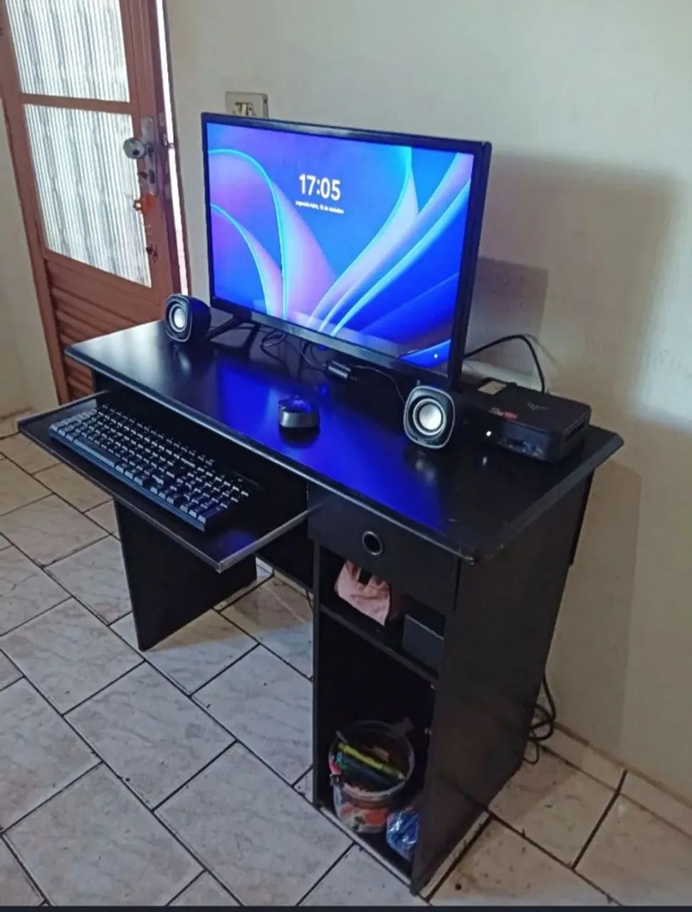 Mesa De Computador Preta