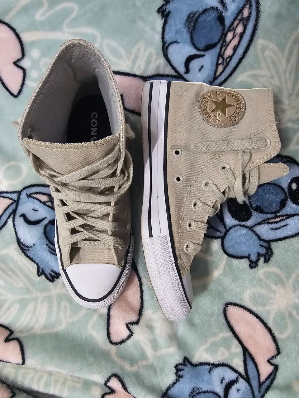 Tenis all star converse bege 35 - Foto 2