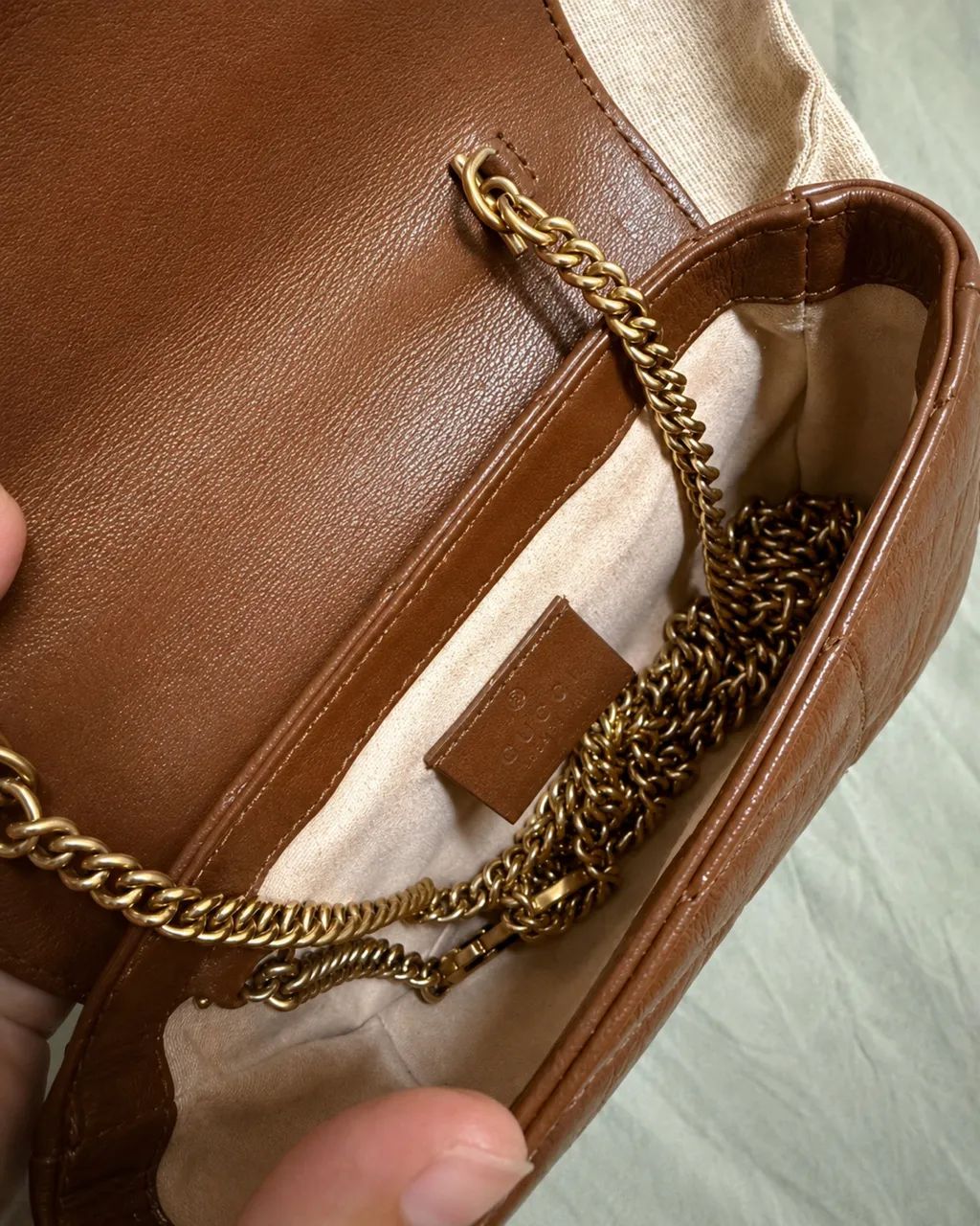 Bolsa marmont mini para mulheres delicadas, com certificado e acessórios, nova. - Foto 5