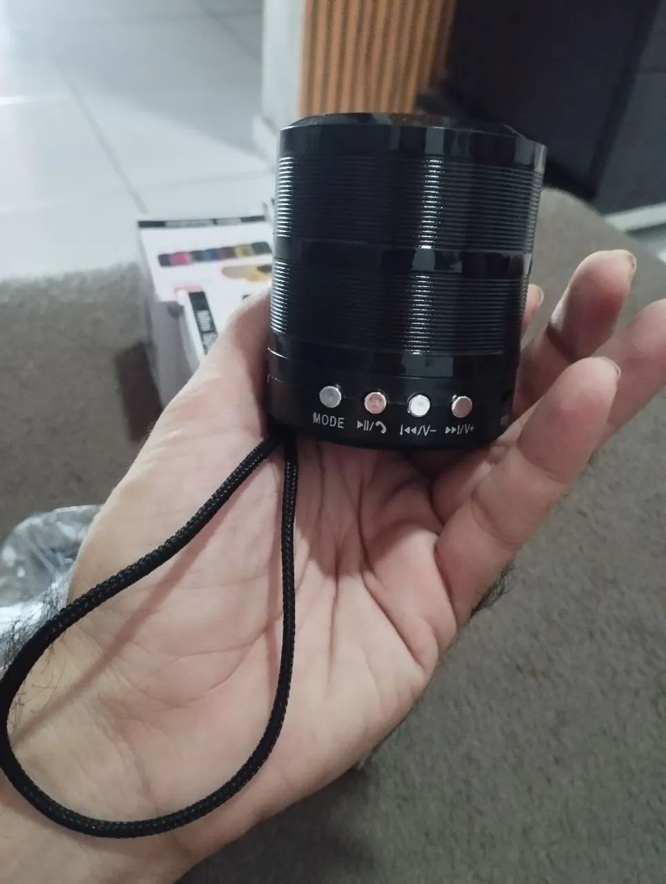 Caixinha De Som Bluetooth Mini Speaker Ws-887 Nova Na Caixa - Foto 2