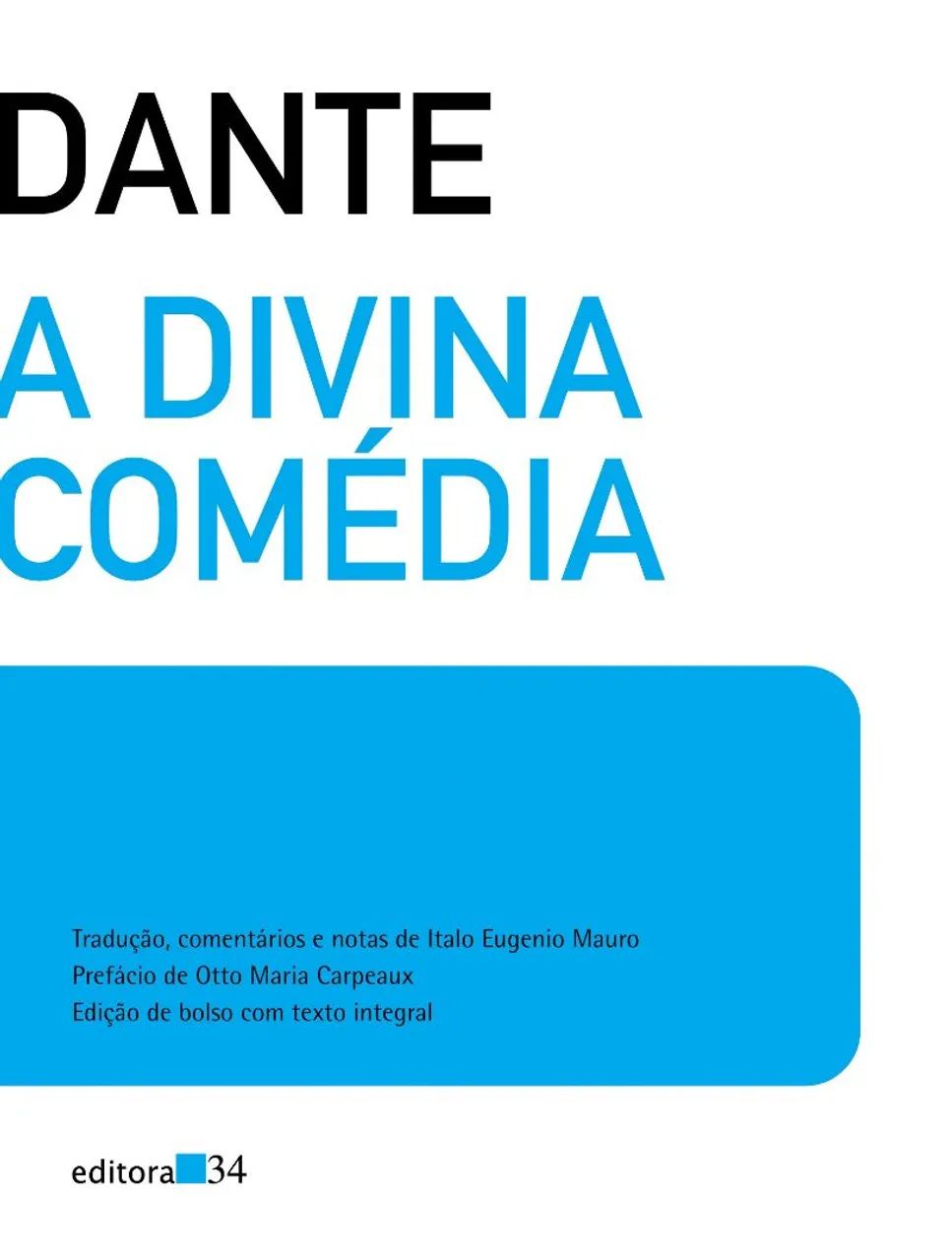 Divina comédia editora 34