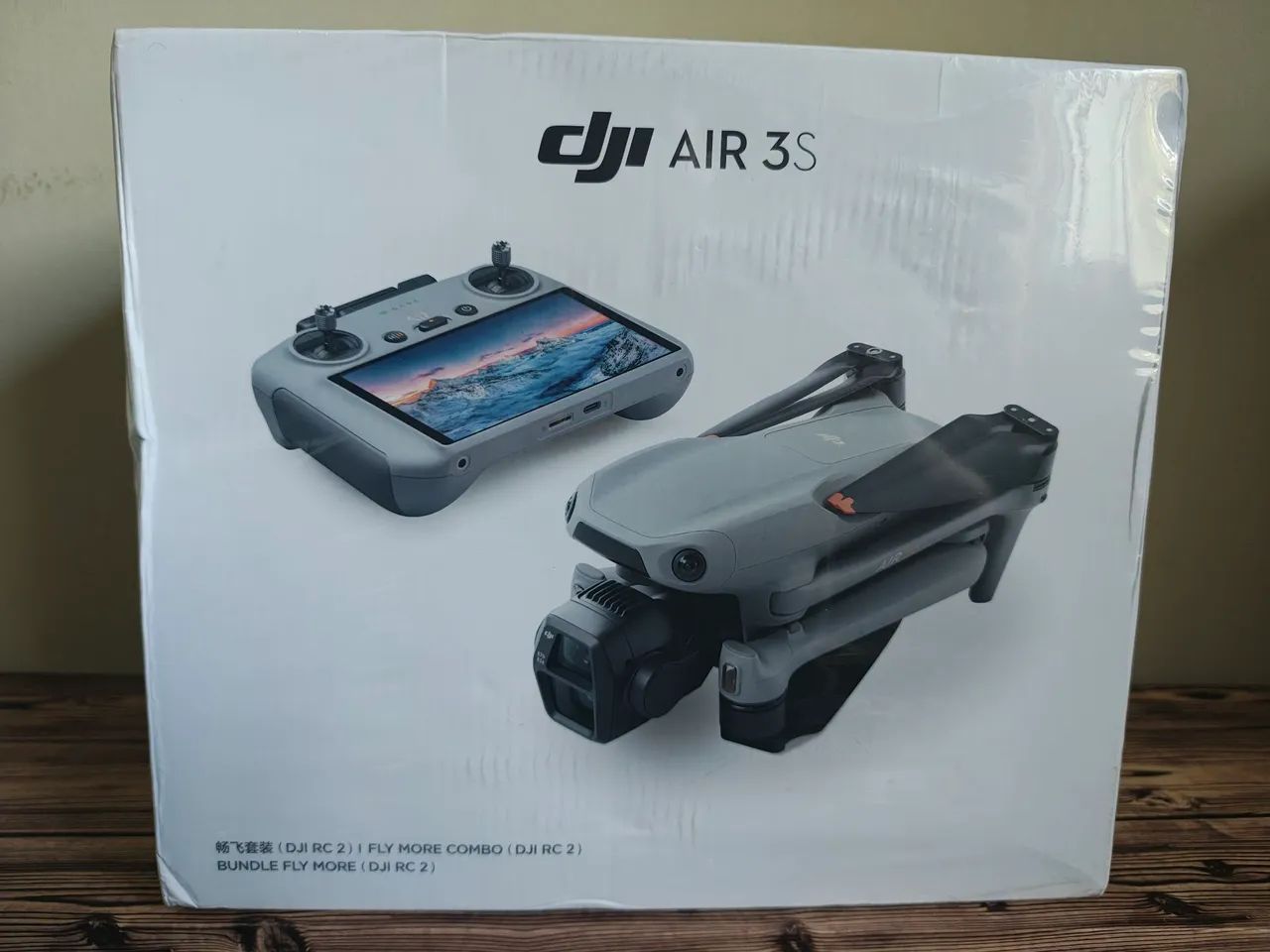 Drone DJI AIR 3 S combo fly more controle de tela LACRADO OFERTA ESPECIAL 