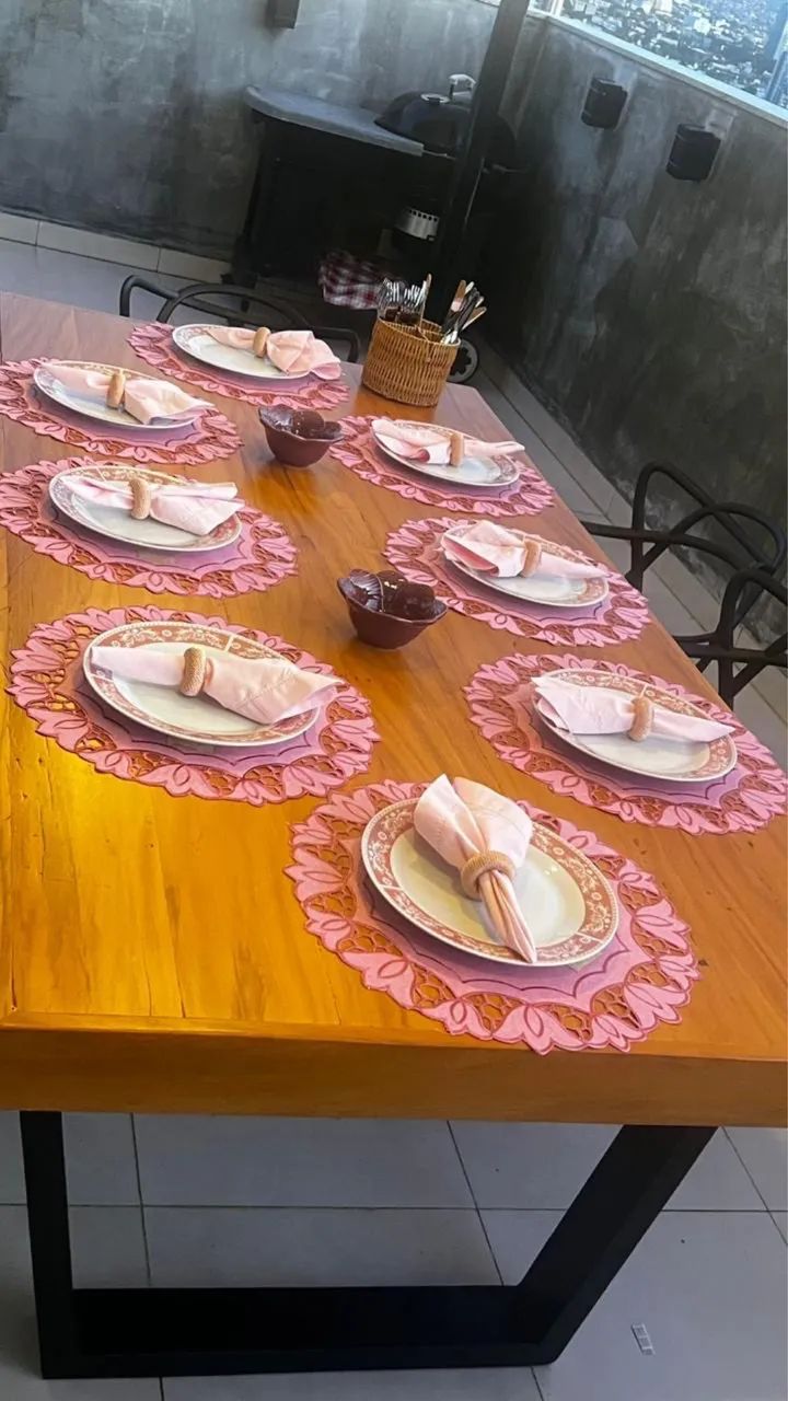 MESA DE MADEIRA DE DEMOLIÇÃO  - Foto 4