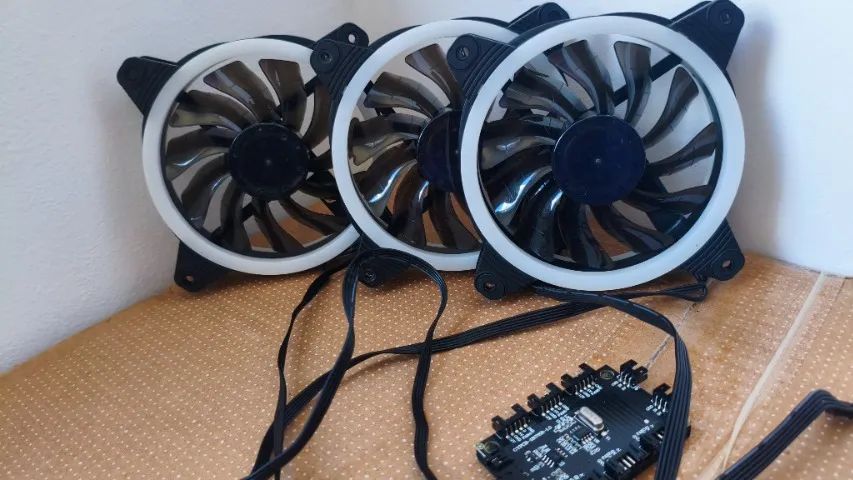Kit de 3 Fans Gaming Master RGB