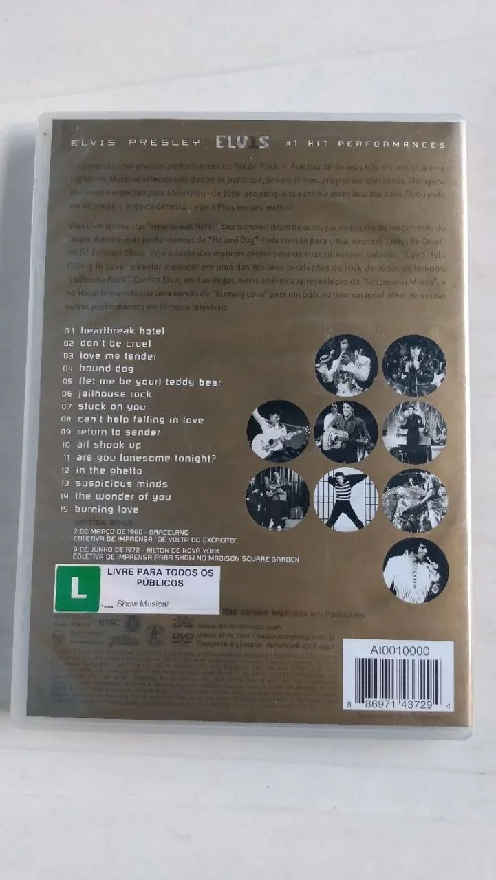 DVD original Elvis Presley ótimo estado.  - Foto 3