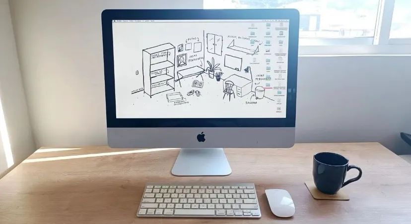 Imac OS X 2011 (com mouse e teclado) 