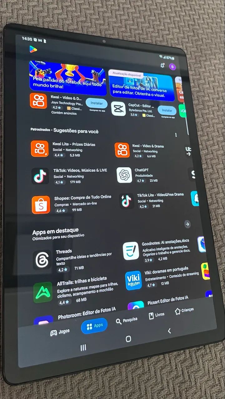 Tablet samsung S5e ÓTIMO  - Foto 5