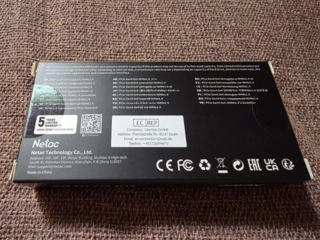 SSD NVME Netac Ni 7000 1 Tera - Foto 2