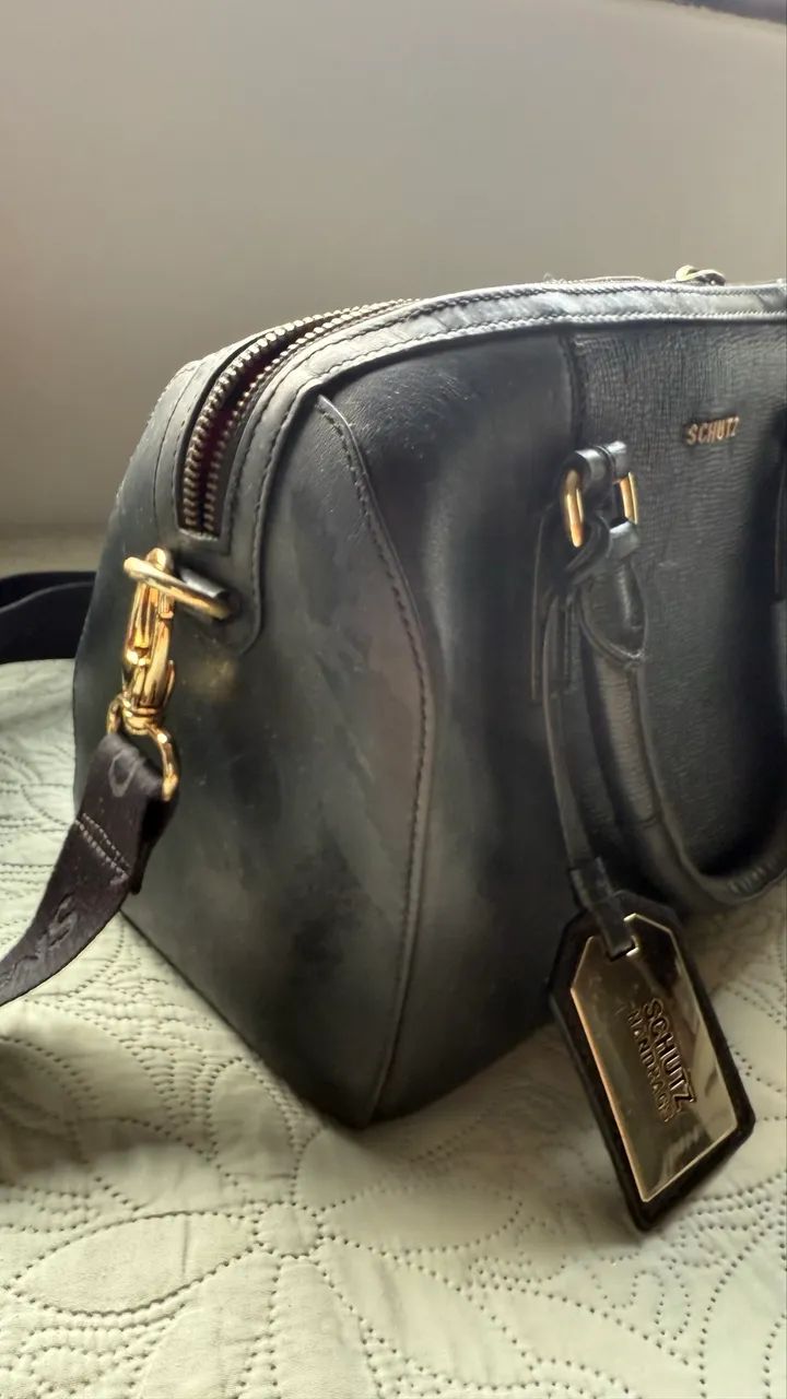 Bolsa de couro Schutz  - Foto 4
