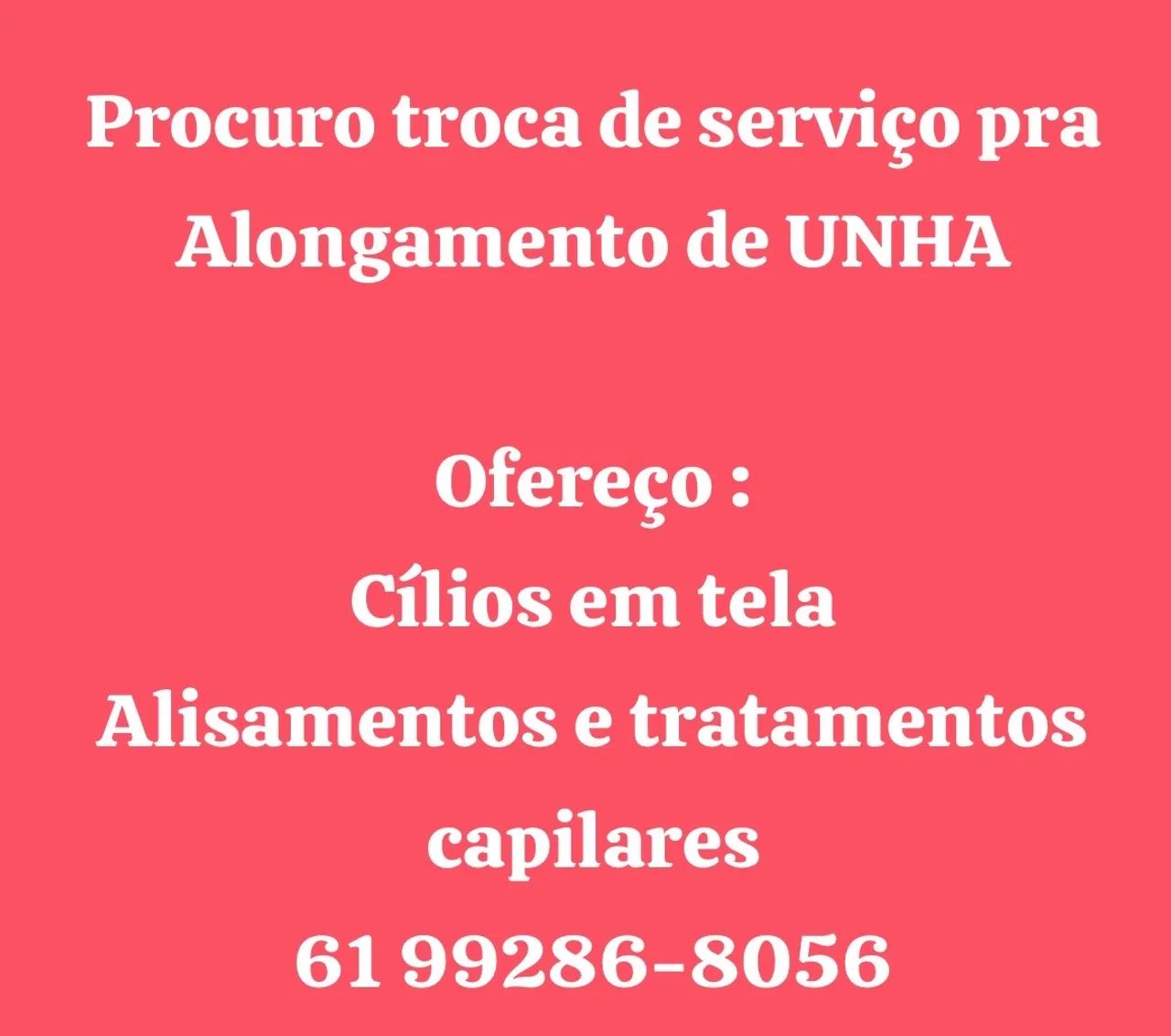Troca de serviço 