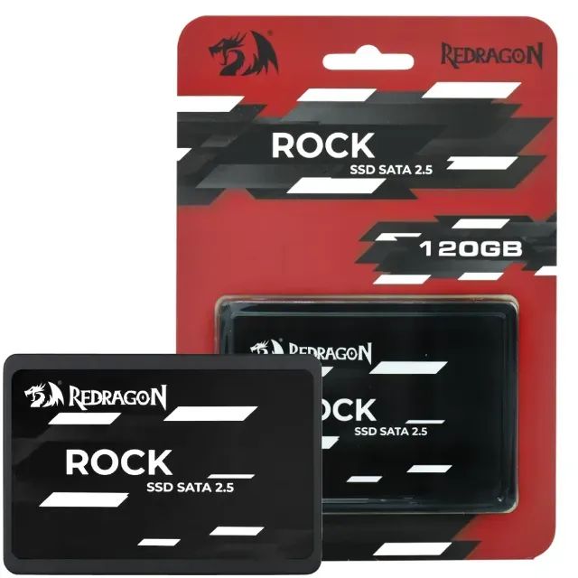 SSD 120GB Redragon Rock Sata III Leitura 520MB/S Gravacao 470MB/S - WZetta - Foto 4