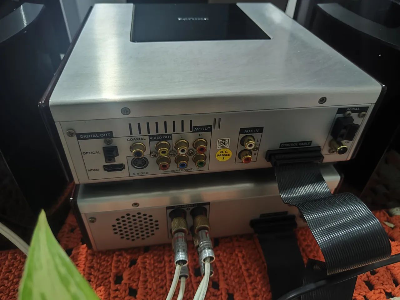 Conjunto Valvulado Philips MCD908 top com caixa Bookshelf não Marantz Denon  - Foto 4