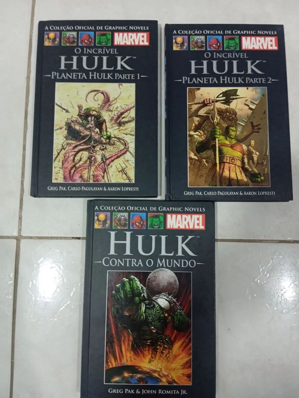 Hq planeta Hulk + hq Hulk contra o mundo 