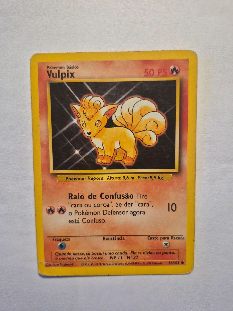 Vulpix MP Base Set Original(ano 2000) 