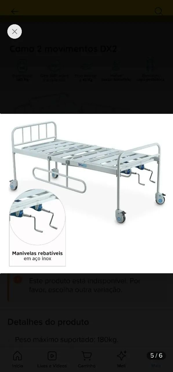 Cama hospitalar  - Foto 3