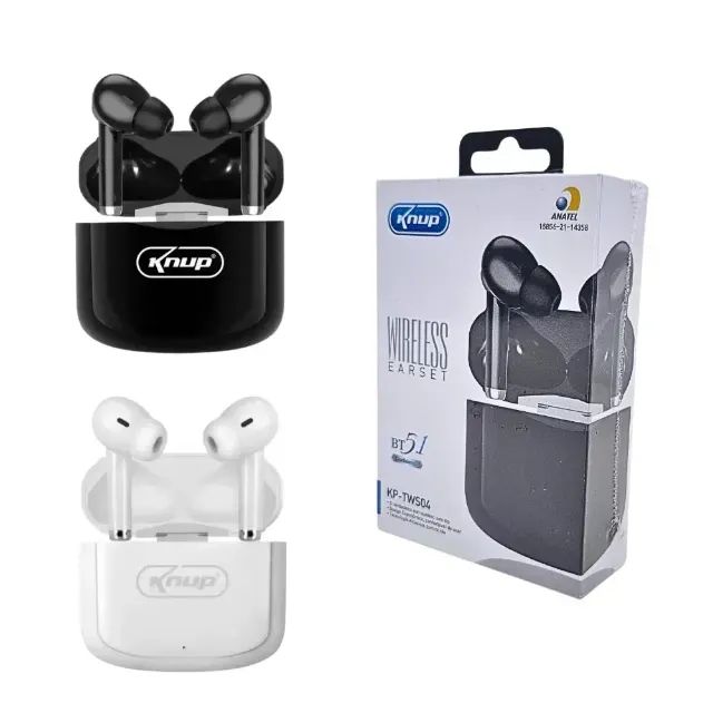 Fone de Ouvido Bluetooth 5.1 - Knup - KP-TWS04
