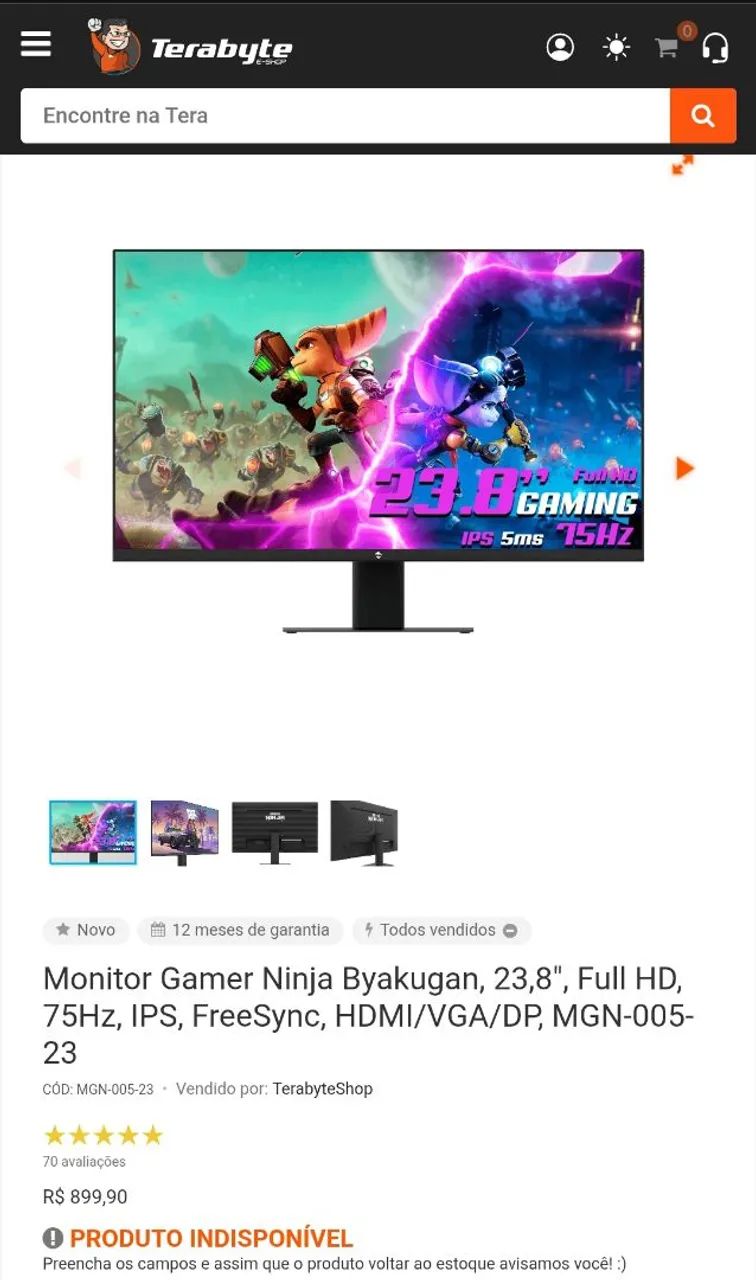 Monitor Gamer Ninja Byakugan - Foto 3
