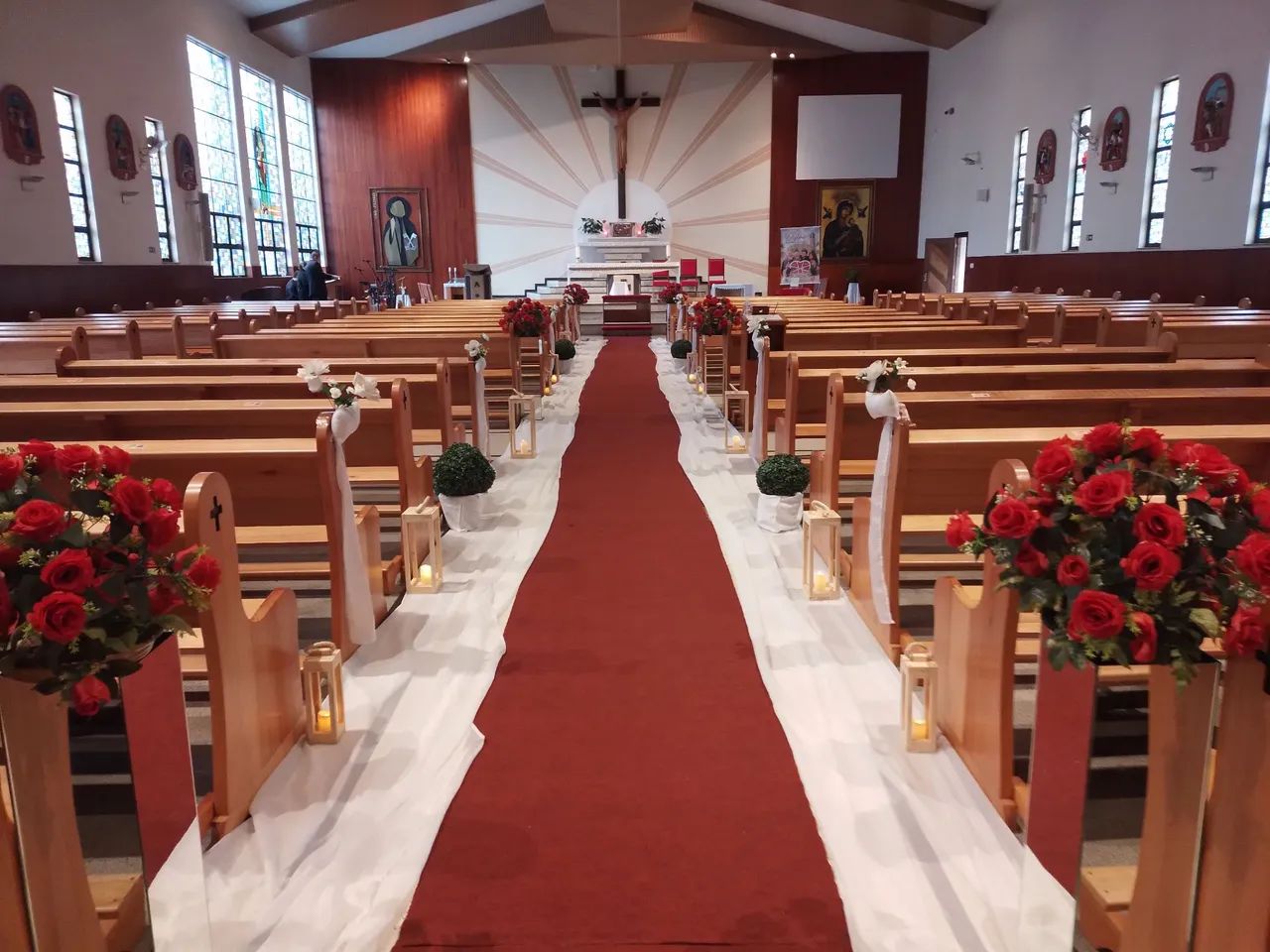 Decoração corredor para cerimônia de casamento - Foto 2