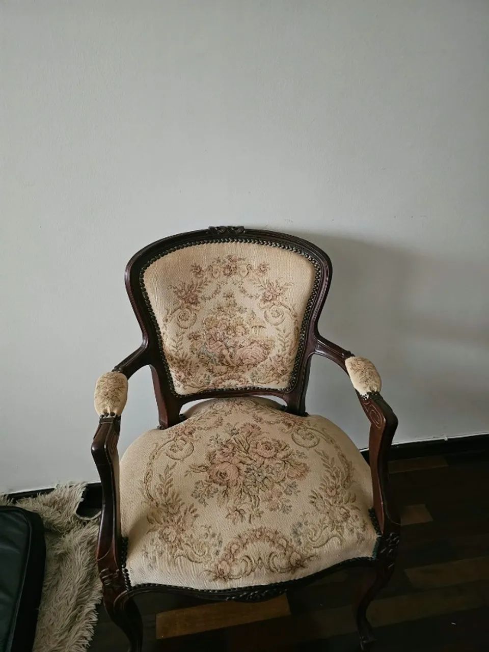 Poltrona vintage de Luís XV Rocócó - Foto 2