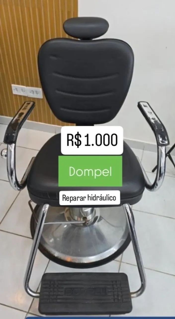 Cadeira Dompel barbeiro
