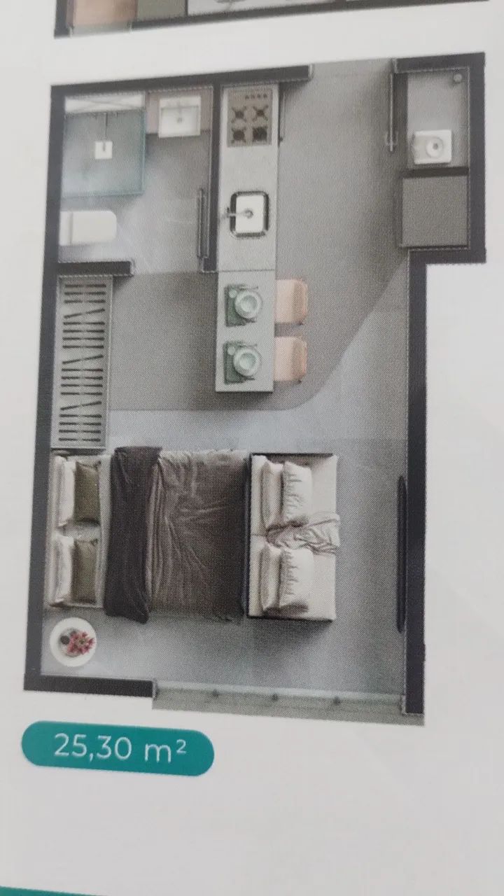 Na LIBERDADE Flat com 25,30 m² em excelente localização  - Foto 3