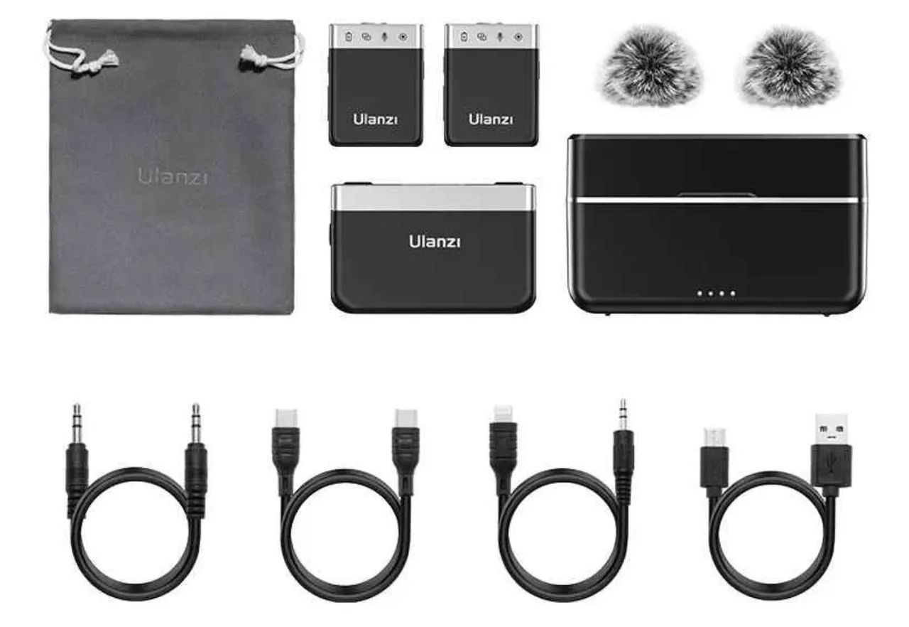 Microfone de Lapela profissional Ulanzi AM18