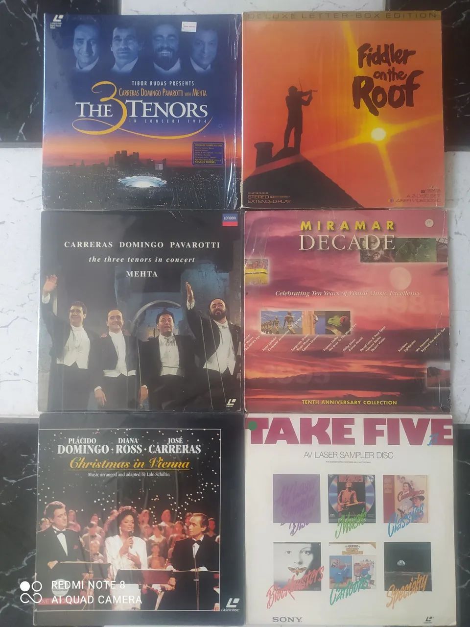 Lote 6 laserdisc  - Foto 2