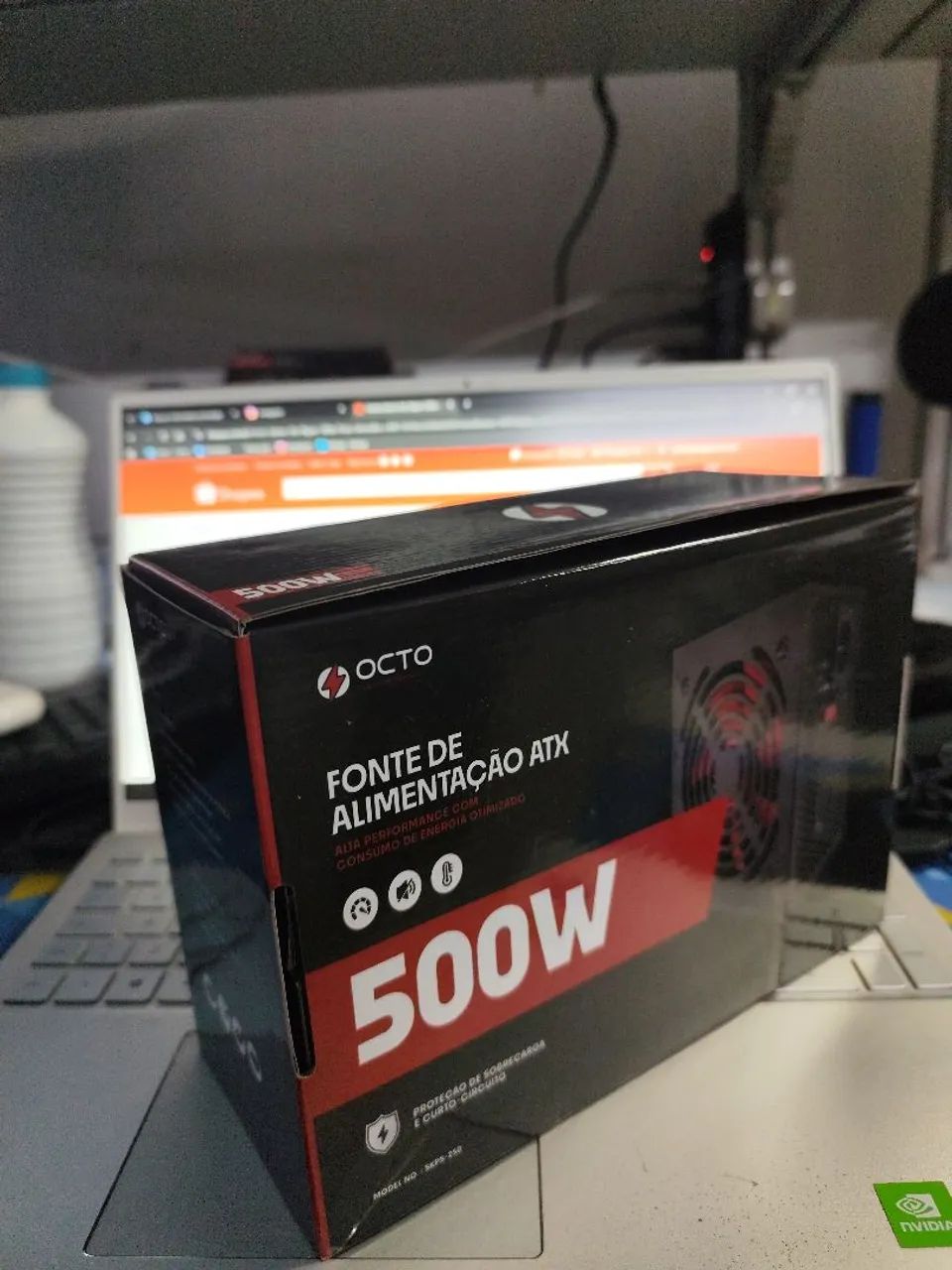 Fonte Gamer ATX Octo 500w - Foto 4