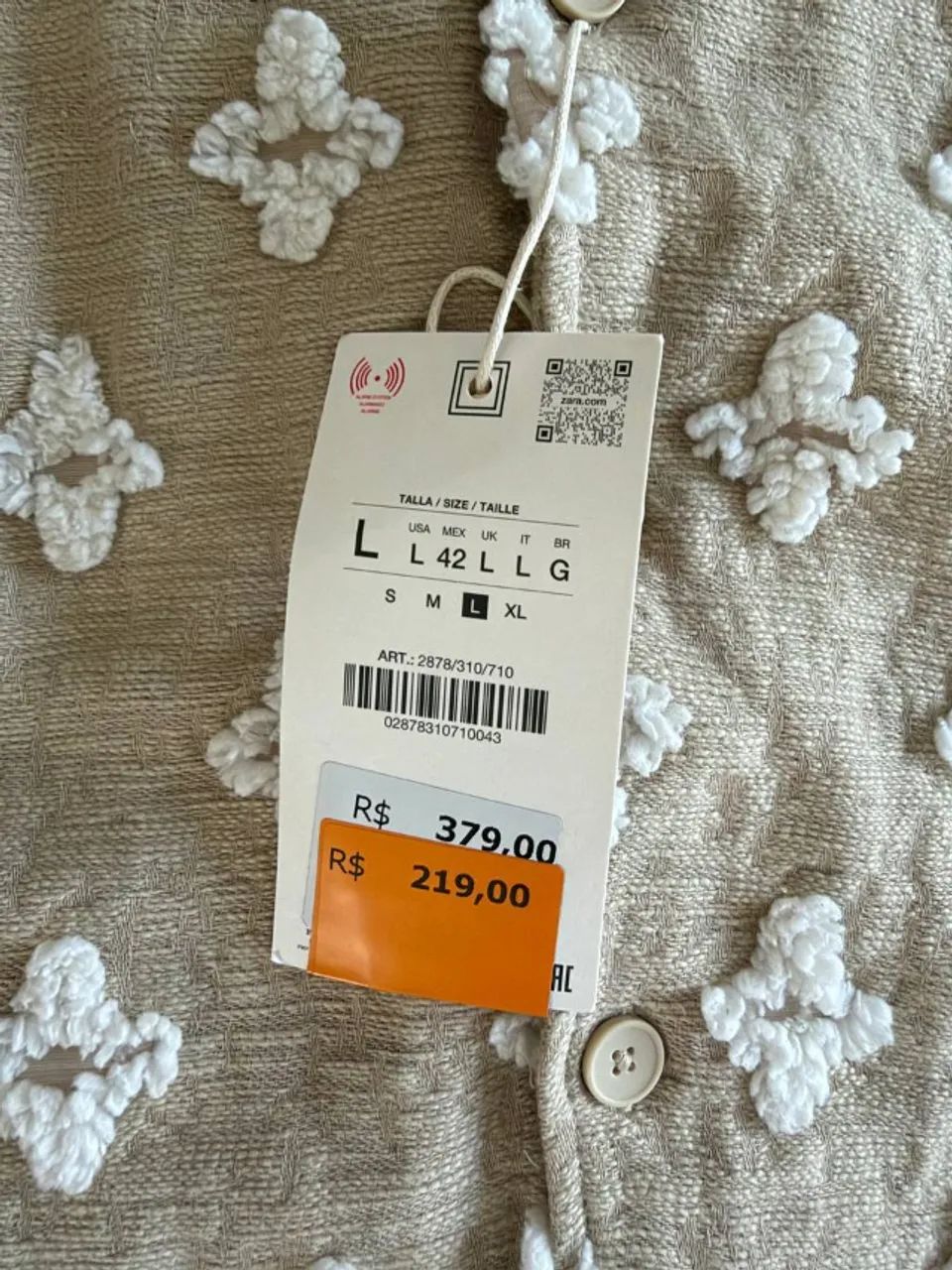 Camisa Zara Nova Original (GxG) - Foto 2