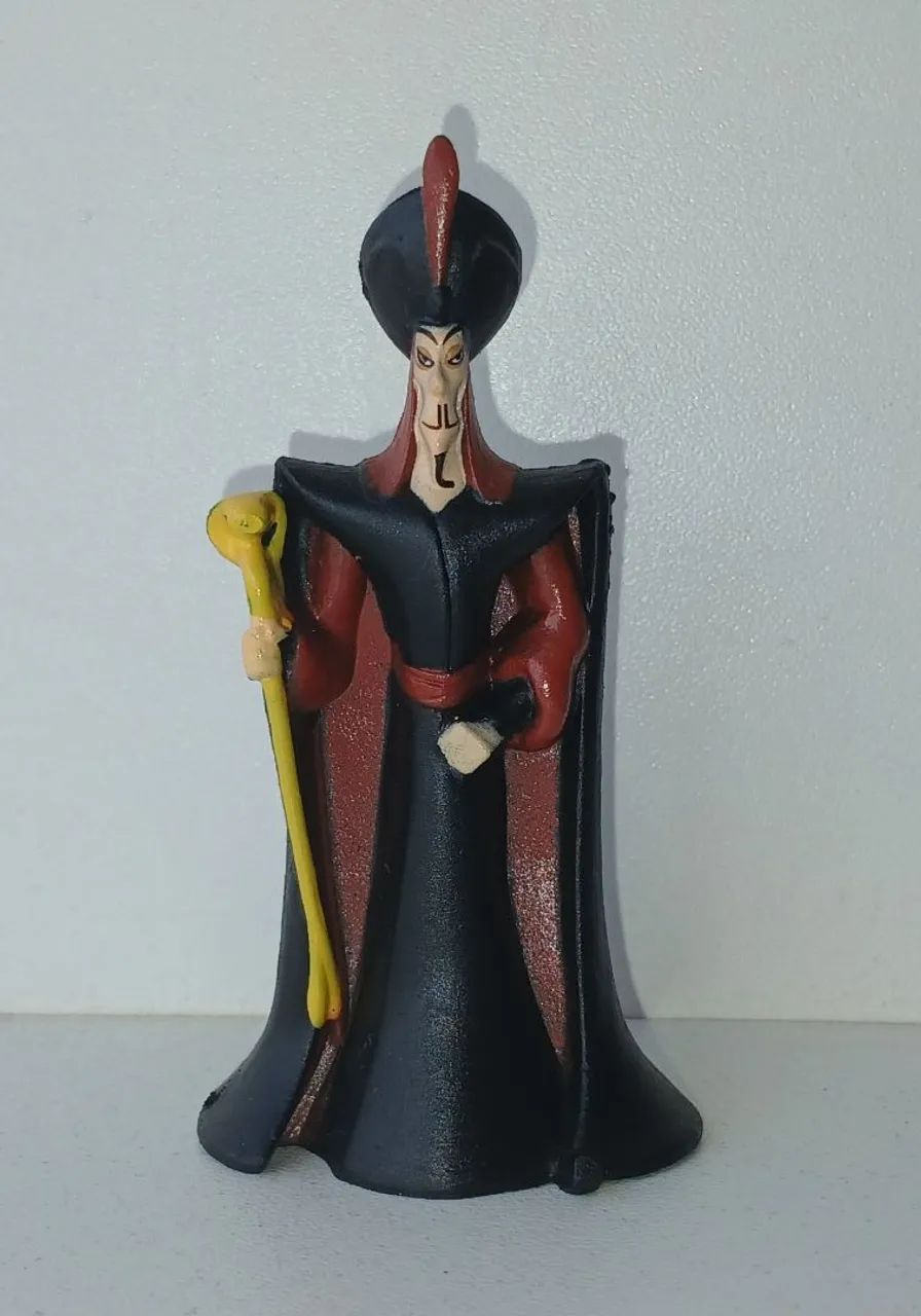BONECO MINIATURA DISNEY ALADDIN JAFAR ORIGINAL VILÃO