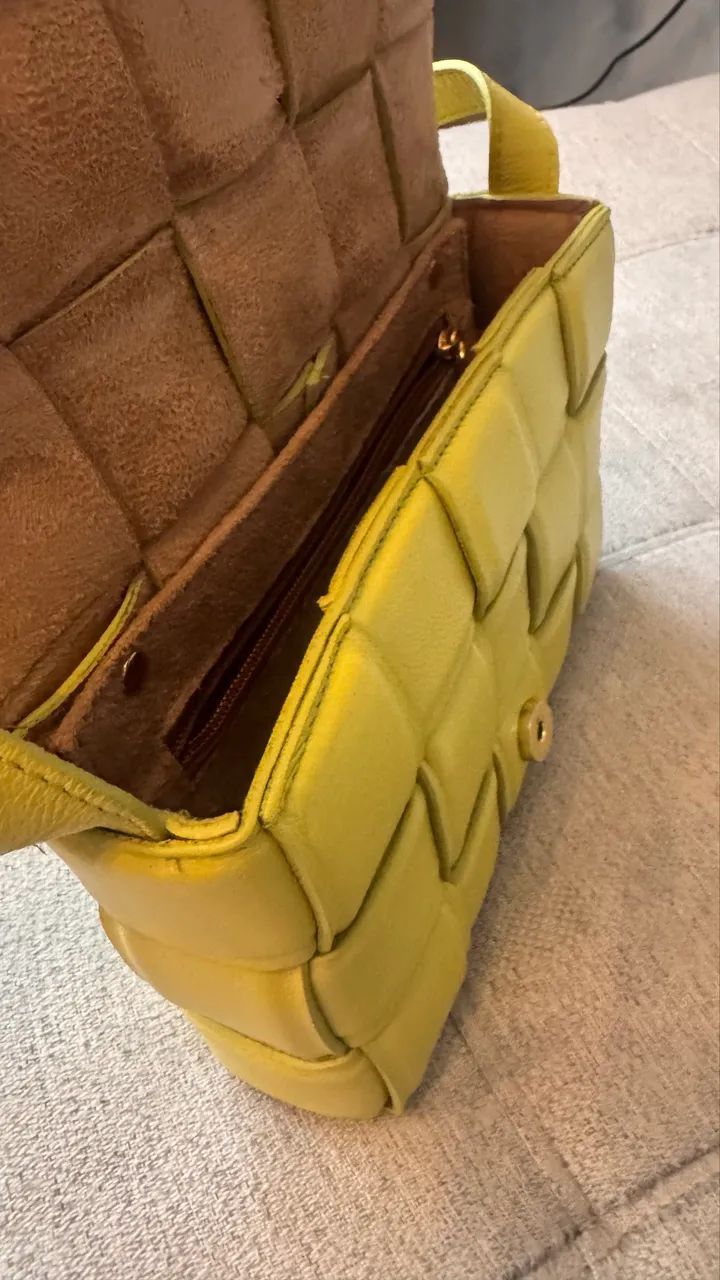 Bolsa Verde inspiração Bottega  - Foto 3