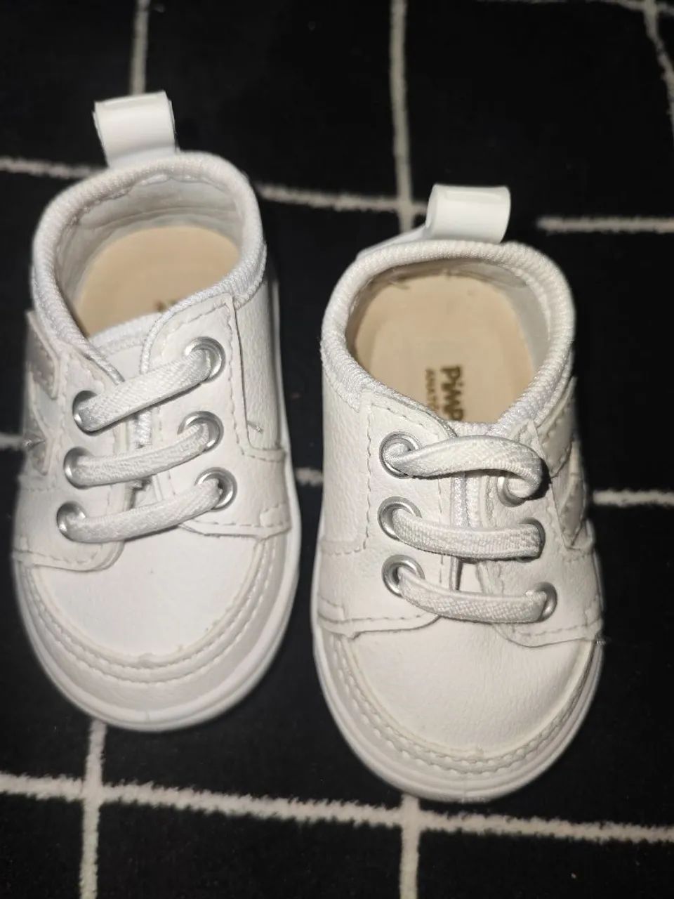 Tênis branco da pimpolho tamanho 16 - Foto 5