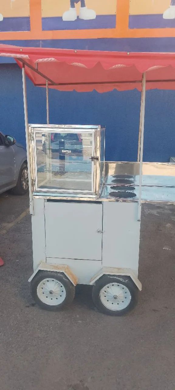 Carrinho de lanche semi-novo