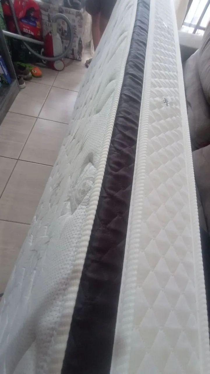 Vendo colchão molas maxspring Herval Edimburgo solteiro - Foto 4