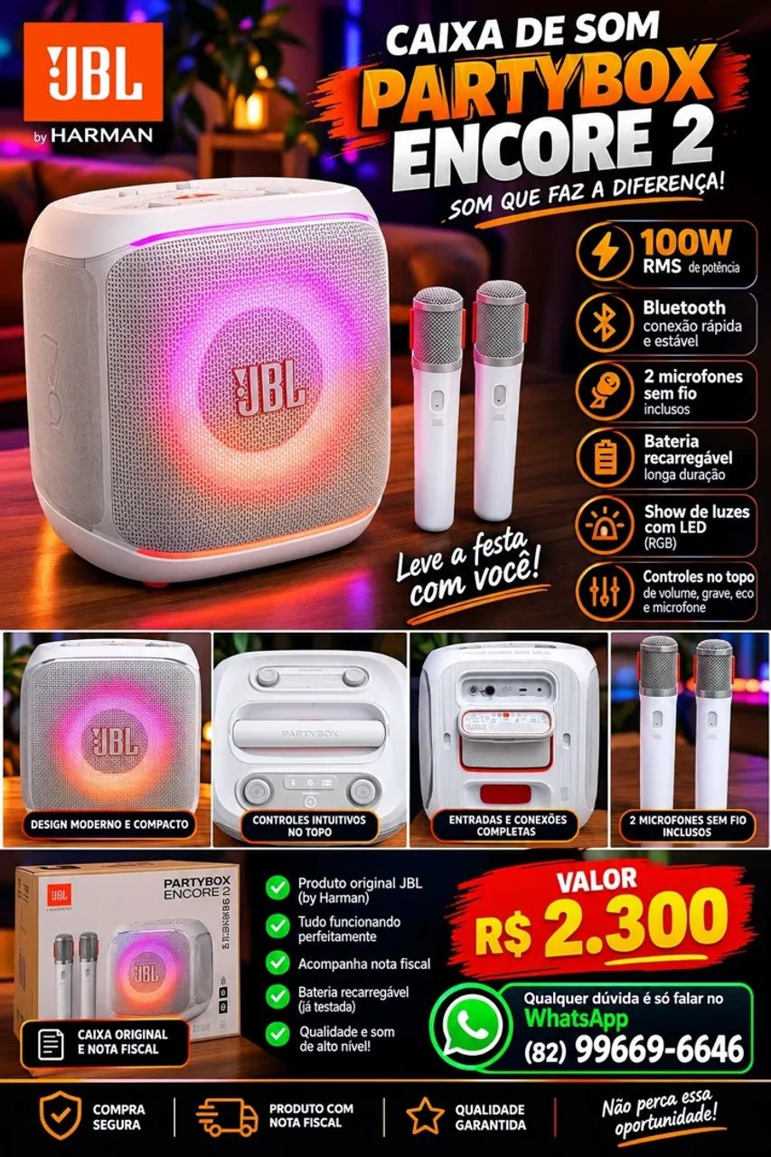 Caixa de som JBL 