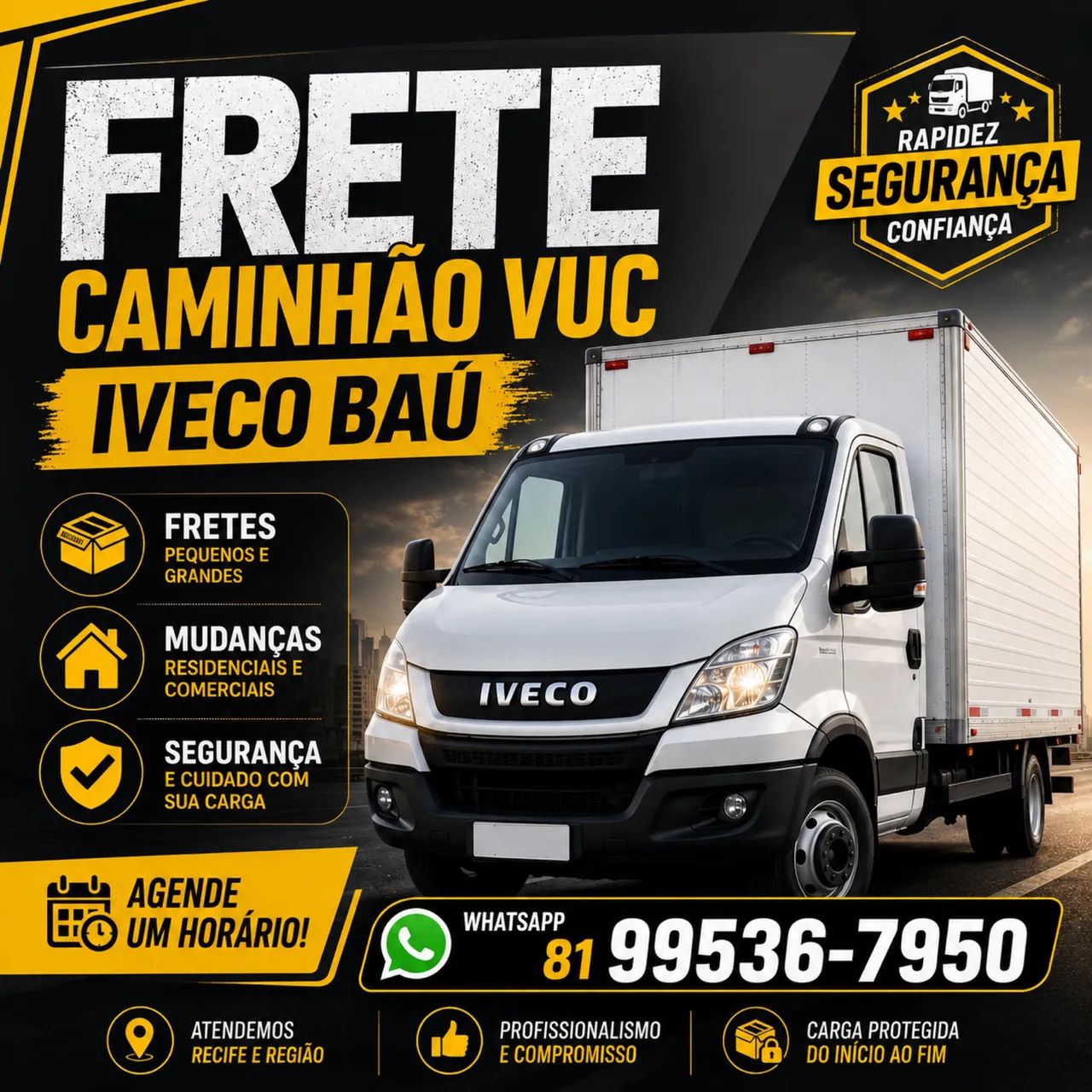 Fretes, mudanças e etc.