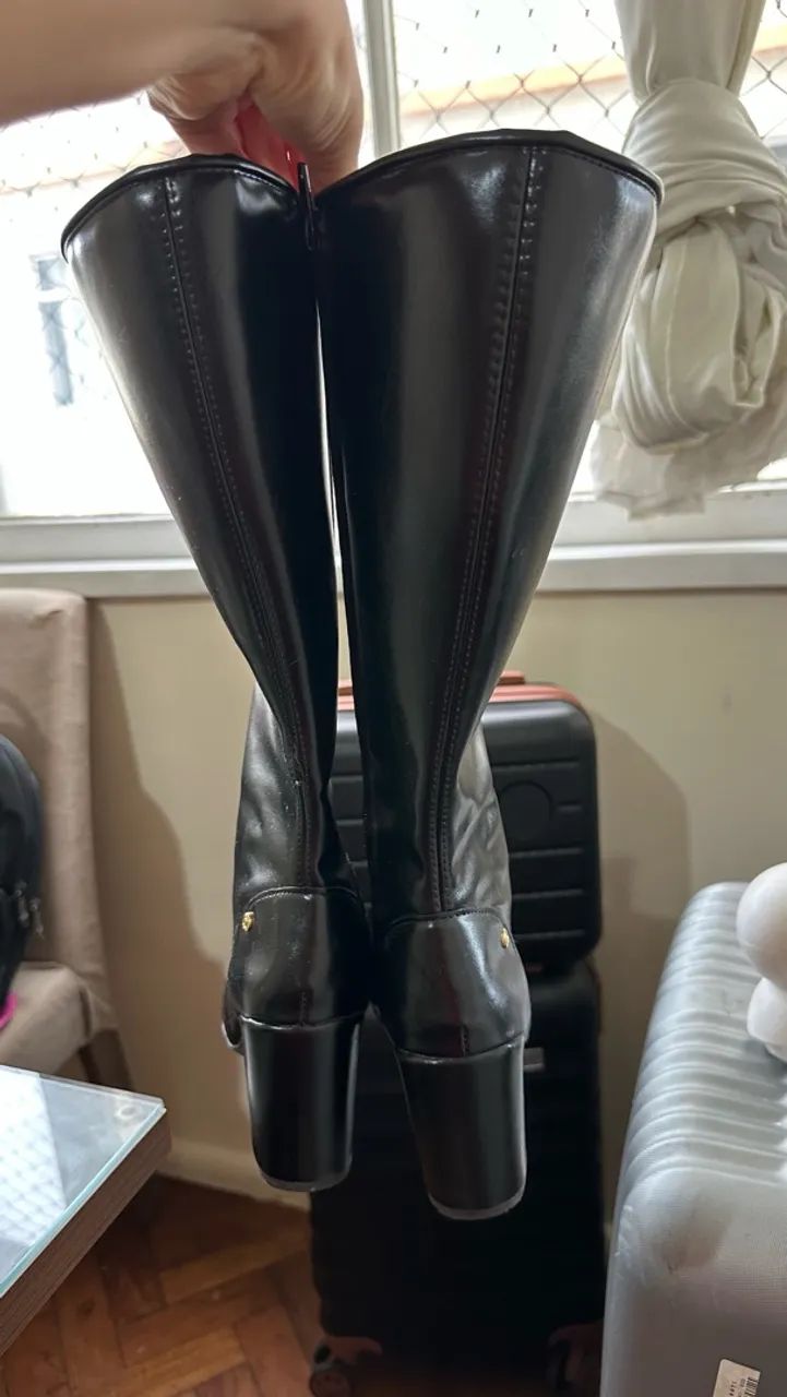Vendo Bota Cano Alto N 35 - Foto 2