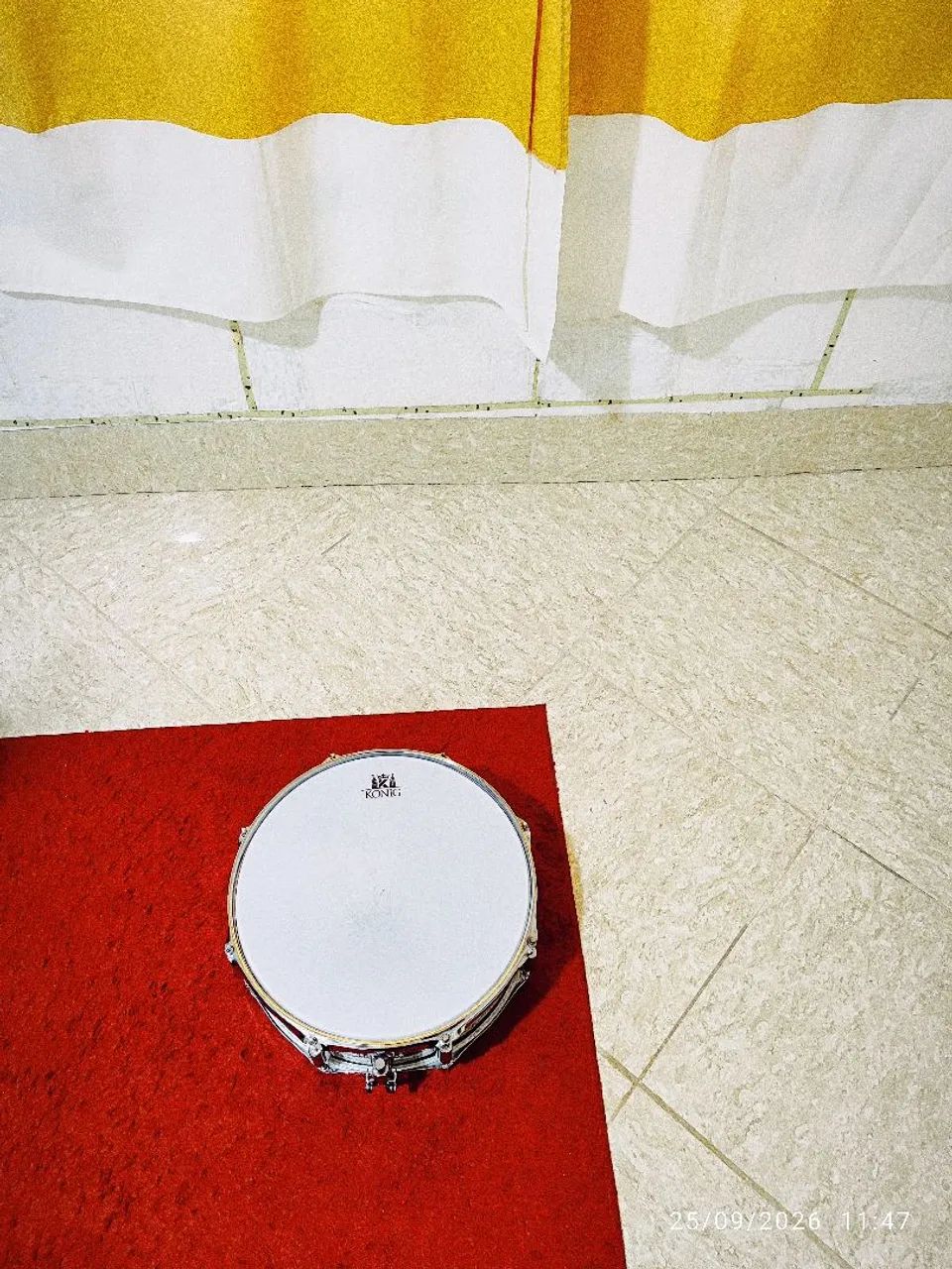 Caixa de bateria 14 polegadas 8 afinação em aço.  Semi nova top  - Foto 3