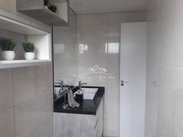 Apartamento alto padrão, 3 quartos, 1 suíte, sacada com churrasqueira, elevador e academia - Foto 16